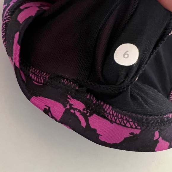lululemon | bra | blue and pink print | size 6 - Picture 5 of 5